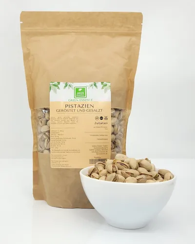 Pistazien geröstet und gesalzen mit Schale 500g sorgfältig ausgewählt knusprig