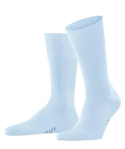 FALKE Herren Socken Tiago M So Fil d´Écosse Baumwolle einfarbig 1 Paar, Blau Bluebell 6244, 41-42