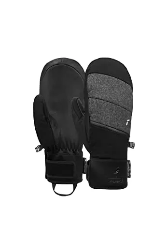 Reusch Damen Febe R-TEX XT Handschuhe - Größe 6, schwarz - Skihandschuhe mit Daunenfüllung, extra warm und wetterfest für unbeschwerte Pistentage in kaltem Wetter.