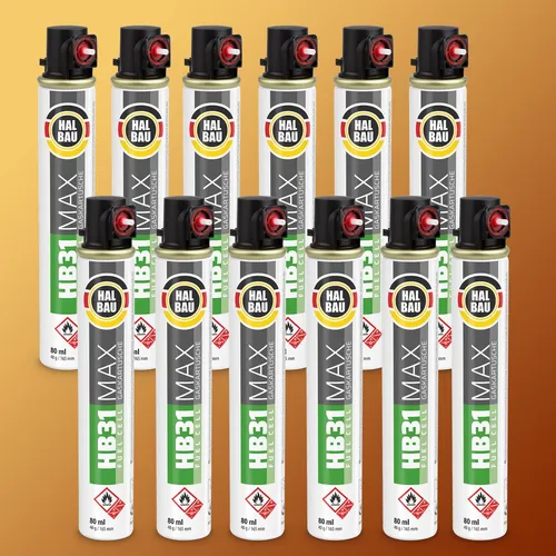 Gaskartusche 12x 165 mm für Nagler HB31 von HALBAU