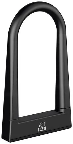 Basi ZR 316 Bügelschloss Schwarz - Robustes Schlüsselschloss - Fahrradschlösser, hochwertiges Bügelschloss mit 13 mm Stahlbügel für maximale Sicherheit von Fahrrädern, Motorrädern und E-Bikes.