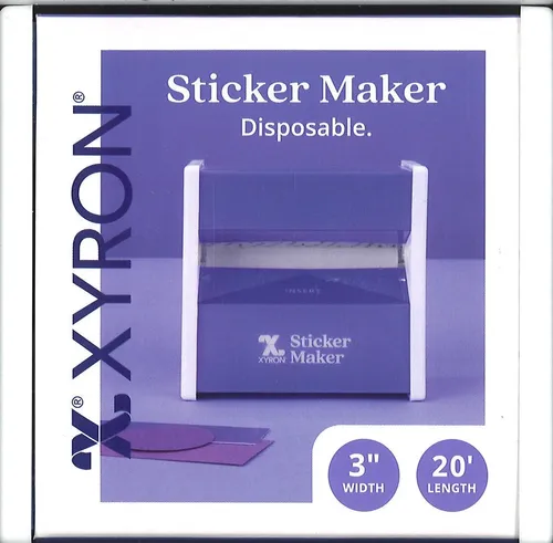 Xyron Sticker Maker 3'' 7,6cm x 6,1m permanent, nicht nachfüllbar