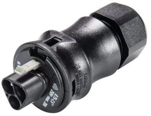 Wieland Electric 96.032.0053.1 Rundstecker Stecker, gerade Gesamtpolzahl: 3 1St.