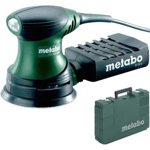 Metabo Exzenterschleifer FSX 200 Intec - 125mm, 240 W, leicht und leistungsstark mit Staubauffangkassette und Koffer