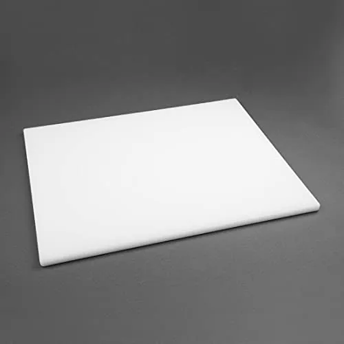 Hygiplas LDPE extra dickes Schneidebrett 60x45x2cm in weiß von Hygiplas