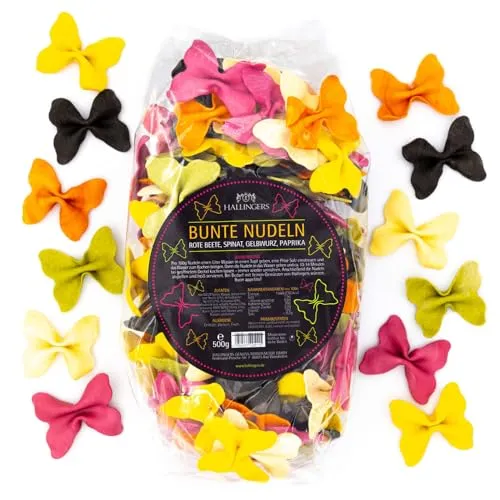 Hallingers Pasta aus Hartweizengries, natürlich eingefärbt - Made in Germany