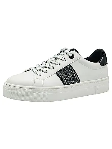 Tamaris Damen Sneaker, Weiß, 39 EU