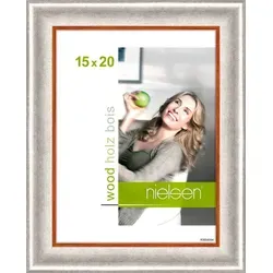 nielsen Bilderrahmen Derby, 15 x 20 cm - Wand- & Tischbilderrahmen aus hochwertigem Kiefernholz, Made in Germany, mit Echtglas und einfacher Montage im Hoch- und Querformat.