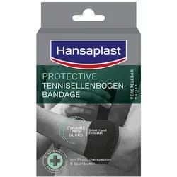 Hansaplast Tennisellenbogen-Bandage Verstellbar - Bandage für Tennisellenbogen, bietet 360° Unterstützung und individuell anpassbaren Druck zur Schmerzlinderung.