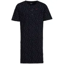 Henry Terre Nachthemd Kurzarm Crossover Schwarz XXL in schwarz von Henry Terre