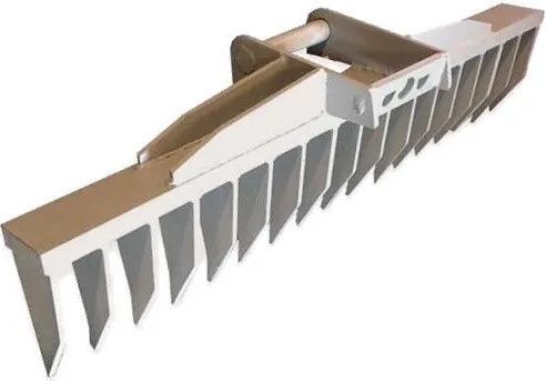 Roderechen MS01 - Wurzelreche mit Feinwurzelschneide 60cm - Sonstige Werkzeuge, ideal zum Roden von Wurzelstöcken und Herstellen von Planflächen. Mit Feinwurzelschneide für einfaches Durchtrennen von Wurzeln.