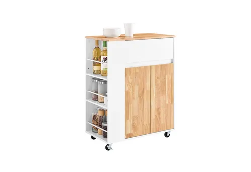 SoBuy Küchenwagen FKW132 in weiß von SoBuy