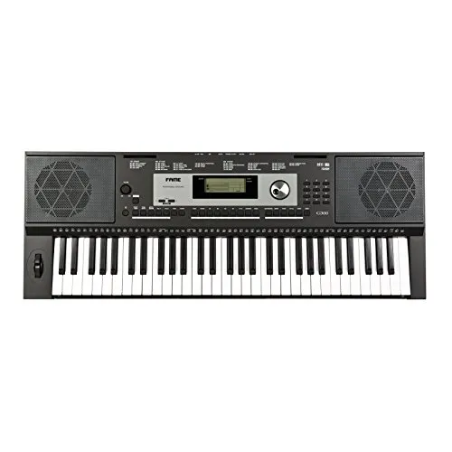Fame G-300 Keyboard - Klaviere & Keyboards mit 128-facher Polyphonie, 61 anschlagdynamischen Tasten, 633 Sounds und 220 Styles – ideal für angehende Tastenmusiker.