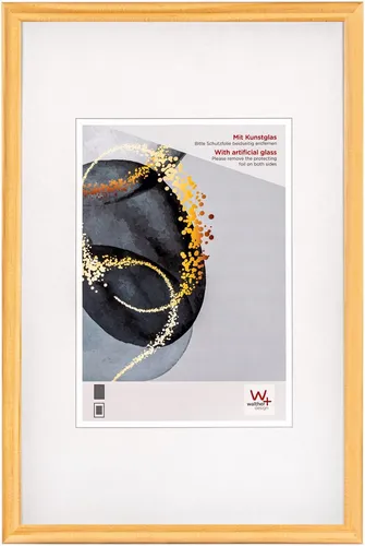 Walther Holzrahmen Select 10x15 cm natur Kunstglas