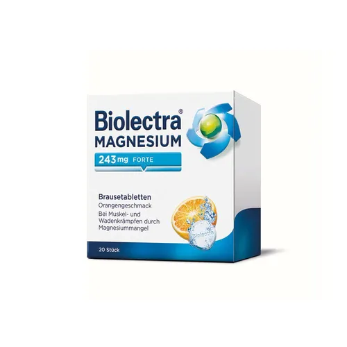 Magnesium Biolectra 243 forte Orange Brausetabletten