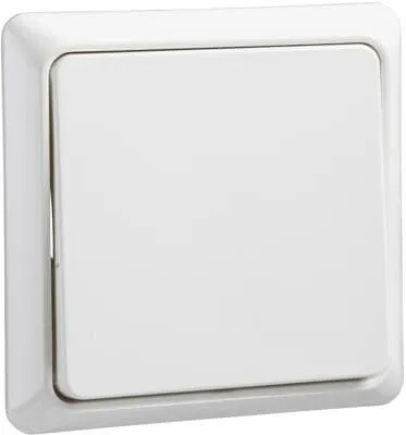 Elso 241604 Universalschalter 10A, Renovierung komplett Steckklemme, reinweiß