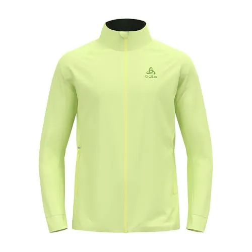 Odlo Herren Brensholmen Jacke XL - grün - Langlaufjacke aus Softshell mit winddichter Front und atmungsaktivem Rücken, perfekt für aktives Laufen und Langlaufen.