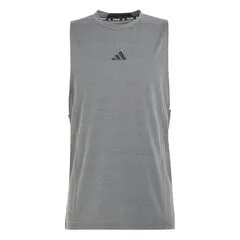 adidas Men's Designed for Training Workout Tanktop DGH Solid Grey L - Activewear-Tanktops für Damen, mit AEROREADY-Technologie für optimalen Feuchtigkeitstransport und Komfort während des Trainings.