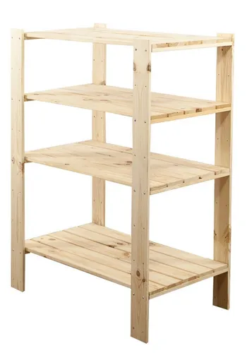 PROREGAL Holzregal WOODLAND | 4 Fachboden | 120kg Fachlast von PROREGAL®