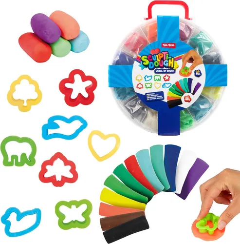 Toi-toys Sculptidough-Ton-Set 20-teilig