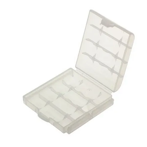50x EWANTO Batteriebox / Akkubox zu Aufbewahrung von 4 Stk. Mignon (AA) oder