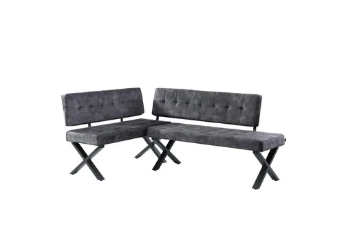 B&D home Eckbank EKA (2-St), beidseitig montierbar, gepolstert, mit Rückenlehne