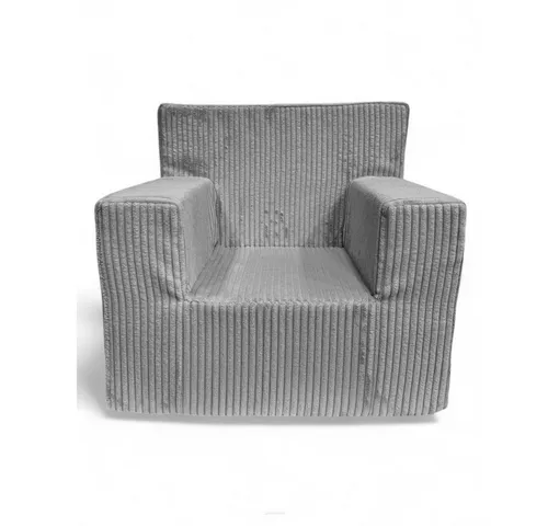 FORTISLINE Kindersessel aus Schaumstoff mit Relaxfunktion - Bequemer Sessel für das Kinderzimmer, abnehmbarer Cordbezug in 5 Farben erhältlich, ideal für Spiel und Entspannung.