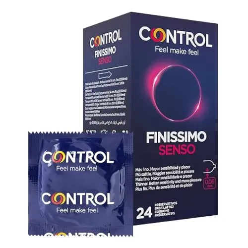CONTROL FINISSIMO SENSO Naturlatex-Kondome Dünn (0,06 mm) - 24 Stück