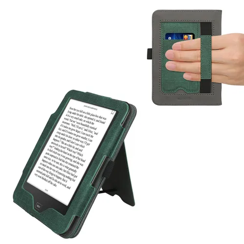 Flip Hülle für Tolino Vision 1 2 3 4 HD Handschlaufe eReader Cover Caser