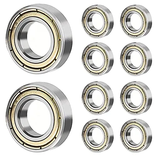 10pcs 6800ZZ 10 * 19 * 5mm Eisendeckel abgedichtet Rillenkugellager dünner Abschnitt 6800-ZZ 10x19x5mm Lager Stahl Maschinen Teile