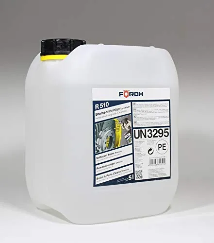 FOERCH BREMSENREINIGER PREMIUM R510 5 LTR - Bremsenreiniger, leistungsstark und effektiv für eine gründliche Reinigung von Bremsen und anderen Fahrzeugteilen. Ideal für Profis und Hobbymechaniker.