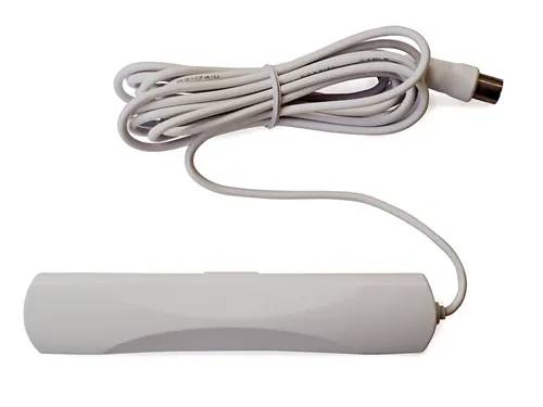 Alphatronics AN-1 DVB-T/T2 Antenne - DVB-T/T2 Antenne für Innen- und Außenmontage, mit integriertem rauscharmer Verstärker für HDTV-Empfang und niedrigem Stromverbrauch.