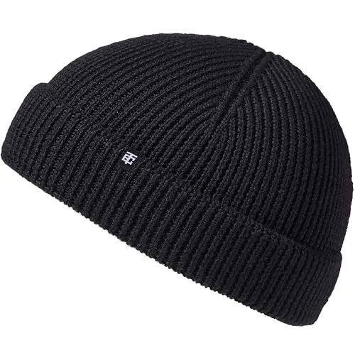 Enter the Complex® Fisherman Beanie – Merino Wolle in schwarz von Enter the Complex