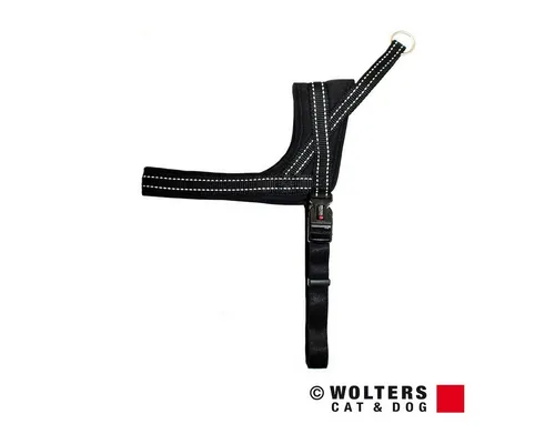 Wolters Hunde-Geschirr Geschirr Soft & Safe reflektierend schwarz