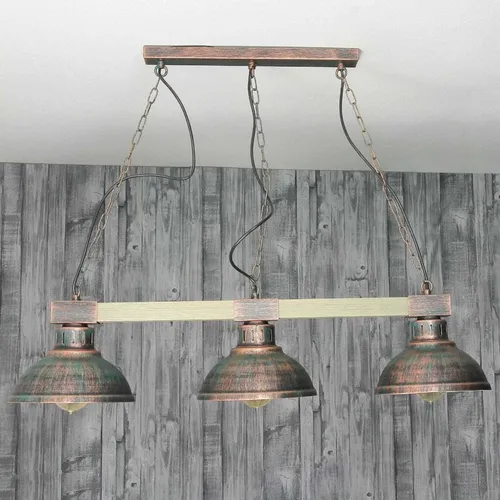 Hakon braune industrielle Deckenleuchte