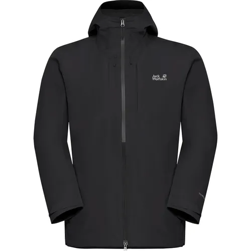 Jack Wolfskin Icecape 3IN1 Down Jacket M - Funktionsjacke mit wasserdichter und atmungsaktiver Außenjacke für optimalen Wetterschutz. Die Innenjacke bietet hervorragende Wärmeisolierung dank RDS-zertifizierter Daunen. Ideal für Outdoor-Abenteuer bei jedem Wetter.