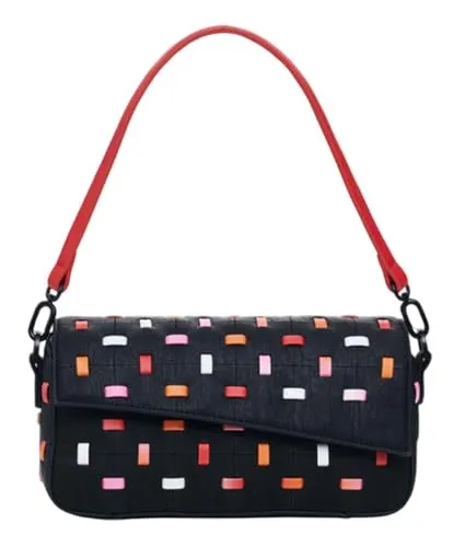 Desigual Fantasia Phuket Mini Hand Bag Black - Umhängetaschen, stylische und anpassbare Umhängetasche für moderne Alltagslooks mit praktischem Platzangebot.