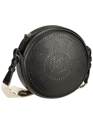 Karl Lagerfeld K/Circle Umhängetasche schwarz A3W30059-999 - Handtaschen aus fein genarbtem Rindsleder, stilvoll und elegant für jeden Anlass.
