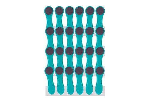 trendfinding Wäscheklammern 24 Wäscheklammern mit Edelstahlfedern und Softgrip, Mit neuester Klammertechnik für empfindliche Wäsche