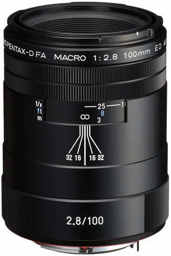 Pentax HD DFA 100mm f 2,8 Macro ED AW schwarz - Makroobjektiv mit außergewöhnlicher Abbildungsleistung, schönes Bokeh und witterungsbeständige Konstruktion