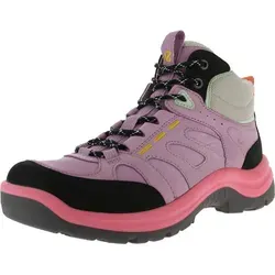 Ecco OFFROAD BOOT WP Damen Stiefeletten - Wasserdichte Wander Trekking Stiefelette in Lila - Wanderschuhe, die wasserdicht sind und hohen Tragekomfort bieten. Mit RECEPTOR® Technologie für Stabilität und griffiger Gummisohle für besten Halt auf jedem Terrain.