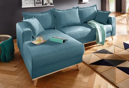 Home affaire Ecksofa Edina L-Form, auch in Baumwollmix-Bezug, im skandinavischem Stol