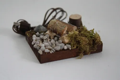 Kahlert Lagerfeuer mit Flackerlicht LED B:45mm 49696 ,