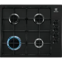 Electrolux KGS6404B Gasfeld, Schwarz, 4 Brenner von Electrolux