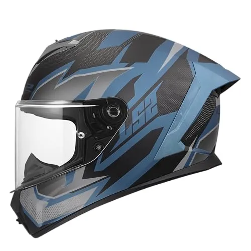 LS2 FF820 Rapid III Xtrem Helm, schwarz/blau, M (57/58)