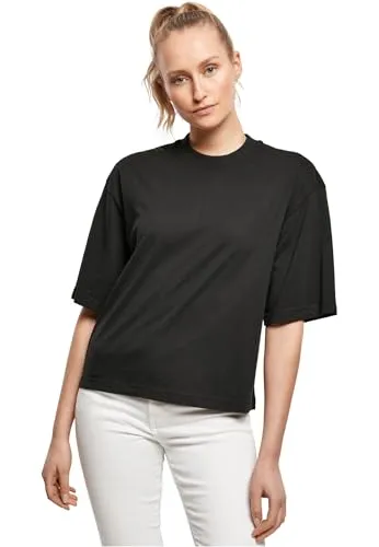 Urban Classics Ladies Organic Oversized Tee, Black, M