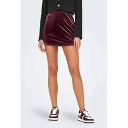 ONLY Maxirock ONLSmooth (1-tlg) Plain/ohne Details rot S