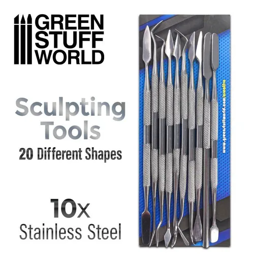 Green Stuff World Modellierwerkzeuge x10 Skulping Tools set