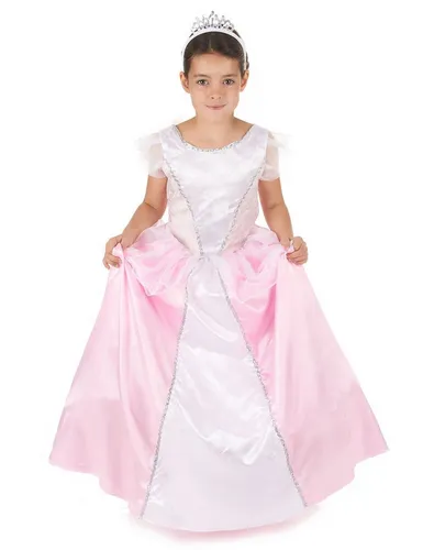 JADEO Kostüm Edles Prinzessinnen-Kostüm für Mädchen rosa-weiss