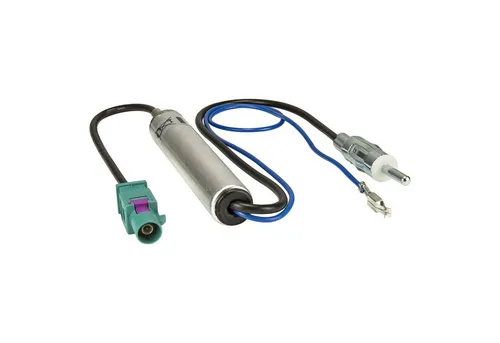 tomzz Audio Fakra Antennenadapter mit Phantomeinspeisung passt für Audi Citroen Fi KFZ Adapter